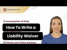 Video thumbnail for How to Write a Liability Waiver [Lawyer Templates Available]