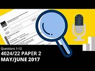 Video thumbnail for O-Level Math D May June 2017 Paper 2 4024/22