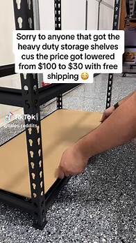 Video thumbnail for Heavy Duty Storage Shelves Sale - Now Only $30