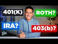 Video thumbnail for FINANCIAL ADVISOR Explains: Retirement Plans for Beginners (401k, IRA, Roth 401k/IRA, 403b) 2024