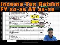 Video thumbnail for Income Tax Slab FY 24-25| Income Tax Calculator| Income Tax Return FY 2024-25| How to Calculate IT