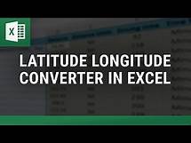 Video thumbnail for Lat Long Converter in Excel | Fast & Easy Geocoding Solution