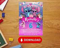 Video thumbnail for Stitch Editable Birthday Invitation Template, Printable Birthday Invitations, Digital Kids Party Invite, Digital Bday Card Invite, Stitch - Etsy
