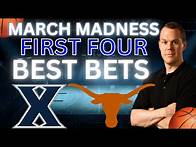 Video thumbnail for 2025 NCAA Tournament First Four | Xavier vs Texas Betting Predictions | 3/18/25