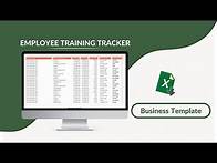 Video thumbnail for Employee Training Tracker Excel Template