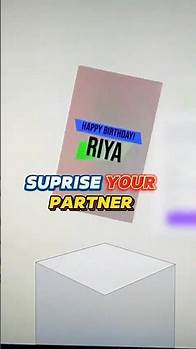 Video thumbnail for How to Create Virtual Birthday Card #shorts #happybirthday #birthdaycard