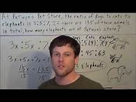 Video thumbnail for Solving Ratio Word Problems (the easy way!)