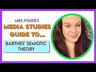 Video thumbnail for Media Studies - Roland Barthes' Semiotic Theory - Simple Guide for Students And Teachers