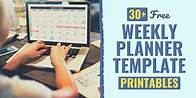 Video thumbnail for 35 Free Weekly Planner Template Printables for 2024