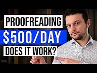 Video thumbnail for Proofreading Tutorial For Beginners (2025) - How Much Can You Really Earn?