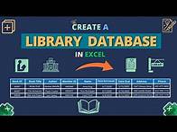 Video thumbnail for How to Create a Library Database in Excel