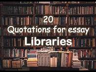 Video thumbnail for 20 Quotations for essay "libraries" FOR CLASS 10th and 12th class
