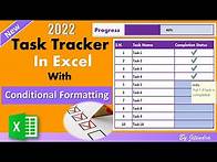 Video thumbnail for How to create a Task Tracker in Excel | Daily Activity Tracker