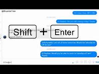 Video thumbnail for How to Hit Enter Without Sending a Message on Facebook Messenger