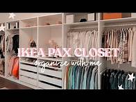 Video thumbnail for Ikea Pax Wardrobe System | Closet Tour + Organization 2021