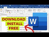 Video thumbnail for Microsoft Word Free Download 2024 (Step-by-Step)