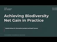 Video thumbnail for Achieving Biodiversity Net Gain (BNG) in Practice | Cornerstone Barristers