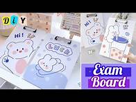 Video thumbnail for How to make your own exam board at home _ DIY cute exam board