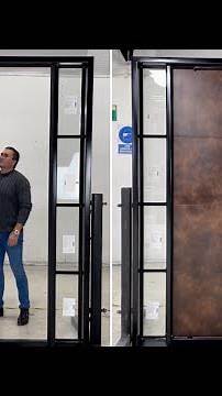 Video thumbnail for Residential Pivot Door | Massive Entry Steel Door | Custom Made Front Door in USA 🇺🇸