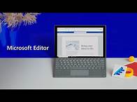 Video thumbnail for Introducing Microsoft Editor: Write confidently across your Office apps and favorite websites