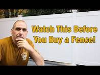 Video thumbnail for Vinyl Fence Cost