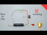 Video thumbnail for How To Make a Simple Electric Circuit |Working Model School Science Project
