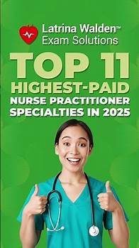 Video thumbnail for Top 11 Nurse Practitioner Specialties That Pay the Most in 2025 | Best NP Careers Revealed #NP