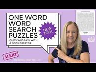 Video thumbnail for 🧩 NEW TOOL ALERT: One Word Word Search Generator is LIVE!