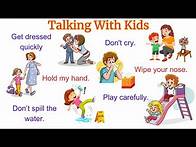 Video thumbnail for Talking With Kids | Easy English Speaking Practice| Speak English With Short Sentence |Learn English