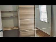 Video thumbnail for IKEA Wardrobe doors - PAX Sliding with AULI/MEHAMN panels