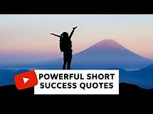 Video thumbnail for 30 Short Motivational Quotes to Inspire You to Be Successful 👆