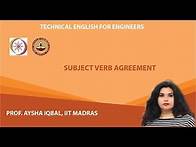 Video thumbnail for Subject-Verb Agreement