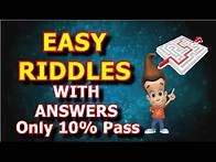 Video thumbnail for 10 Easy Riddles with Answers