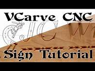 Video thumbnail for VCarve Sign Tutorial: From Design to CNC