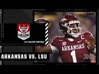 Video thumbnail for Arkansas Razorbacks at LSU Tigers | Full Game Highlights