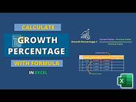 Video thumbnail for How to Calculate Growth Percentage Formula in Excel