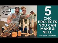 Video thumbnail for 5 CNC projects you can make and sell // Files available
