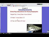 Video thumbnail for Calculating Gross Pay