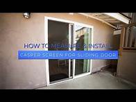 Video thumbnail for How to Measure & Install for Sliding Patio Doors | Retractable Screen