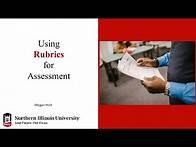 Video thumbnail for Using Rubrics for Assessment