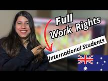 Video thumbnail for Full Work Rights of International Students | Part time job in Australia | Australia study visa 2025