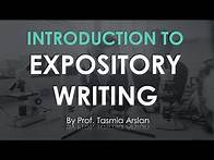 Video thumbnail for Introduction to Expository Writing