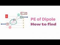 Video thumbnail for Potential energy of Electric Dipole #5