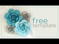 Video thumbnail for Paper Flower Backdrop Tutorial and Free Template