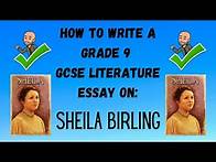 Video thumbnail for How to Write a Grade 9 GCSE Literature Essay On: Sheila Birling