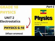Video thumbnail for physics grade 10 unit 2 part 1 (afaan oromoo)