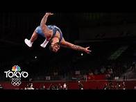 Video thumbnail for BACKFLIP ALERT! Gable Steveson celebrates miracle gold in style | Tokyo Olympics | NBC Sports