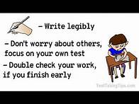 Video thumbnail for Test Taking Strategies and Tips for School