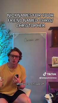 Video thumbnail for Creative Nicknames for Chris and Christopher