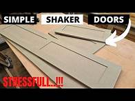 Video thumbnail for MDF shaker doors / how to make shaker doors
